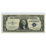 1935-D Series U.S. $1 Silver Certificate - Blue