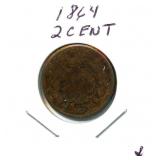 1864 U.S. Two Cent Piece
