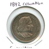 1892 Columbian Exposition Commemorative Silver