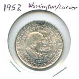 1952 Washington/Carver Commemorative Silver Half
