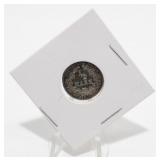 1908-A Germany Empire 1/2 Mark Silver Coin -90%