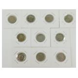 10 Buffalo Nickels