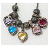 Vintage Sterling Necklace with Charms