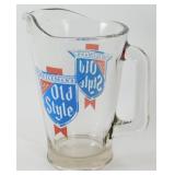 * Old Style Glass Pitcher