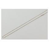 Vintage Sterling Silver 26ï¿½ Twisted Herringbone