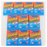 10 Sealed Wax Packs 1989 Donruss Baseball Cards -