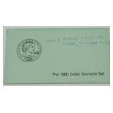 1980 Susan B. Anthony Dollar Souvenir Set