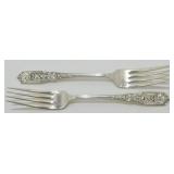 2 Sterling Silver Westmorland Milburn Rose Dinner