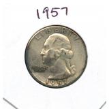 1957 Washington Silver Quarter