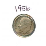 1956 Roosevelt Silver Dime