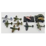WWII Aircraft & Vehicles Die Cast Assortment