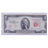 1953-B $2 Red Seal Legal Tender U.S. Note