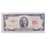 1953-A $2 Red Seal Legal Tender U.S. Note