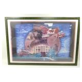 ** Edward Jones Framed Picture