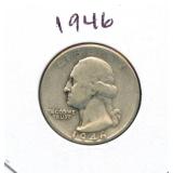 1946 Washington Silver Quarter