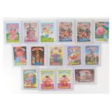 15 Garbage Pail Lids Cards - 1980