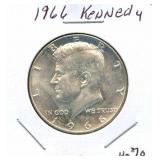 1966 Kennedy Half Dollar - 40% Silver
