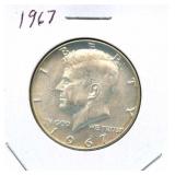 1967 Kennedy Half Dollar - 40% Silver
