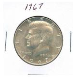 1967 Kennedy Half Dollar - 40% Silver