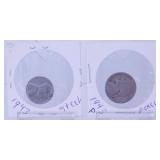 1943 Steel Cent & 1943-P Jefferson Nickel