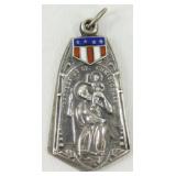 Sterling Military St. Christopher