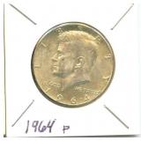 1964 Kennedy Half Dollar - 90% Silver
