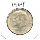 1964 Kennedy Silver Half Dollar