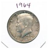 1964 Kennedy Silver Half Dollar