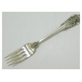Wallace Sterling Ornate Fork - 44.00 grams