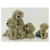 * Set of 2 Dog Quarry Critters Figurines