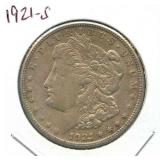 1921-S Morgan Silver Dollar