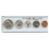 1964-D First National Bank of La Crosse Coin Set