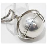 Sterling Silver Necklace and Pendant - 28.54