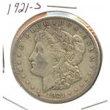 1921-S Morgan Silver Dollar