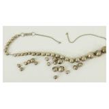 Antique Marked Sterling Necklace - 13.27 grams