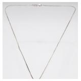 Sterling Silver Box Chain - Italy, 18"