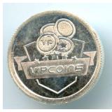 One Gram Silver Round - ï¿½VIPCoinsï¿½, .999 Fine