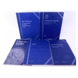 5 Empty Whitman Coin Books