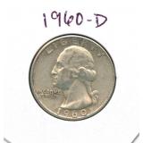 1960-D Washington Silver Quarter