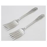 Two Sterling Silver Westmorland Milburn Rose