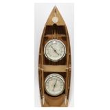 * Vintage Springfield Rowboat Barometer