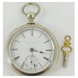 Illinois Watch Co. with Fahys Silverore Case