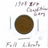 1908 Indian Head Penny