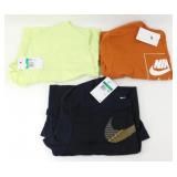 (3) New XL Nike Shirts - Black, Safety Yellow &