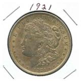 1921 Morgan Silver Dollar