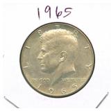 1965 Kennedy Half Dollar - 40% Silver
