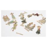 Antique Victorian Die Cut Paper Ephemera Lot