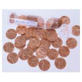 Roll of (50) Uncirculated 1960-D Lincoln Memorial