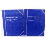 (2) 1909-1940 Lincoln Head Cent Books - Incomplete