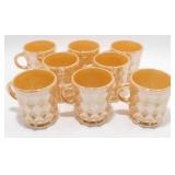 ** 8 Vintage Anchor Hocking Fire King Kimberly